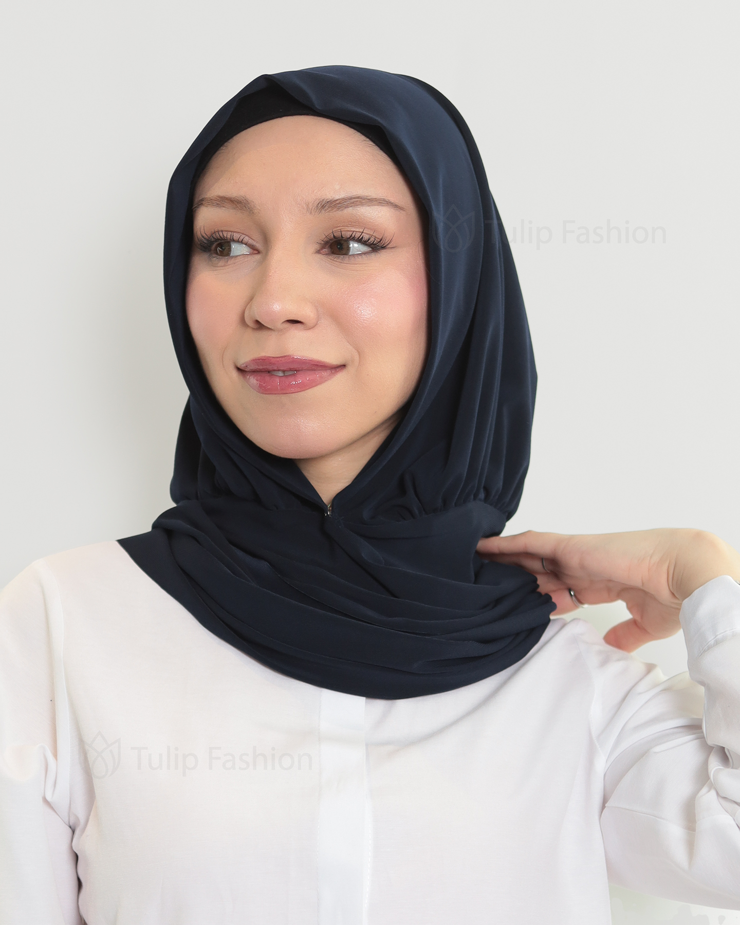 Hijab - Instant Lycra - Midnight blue