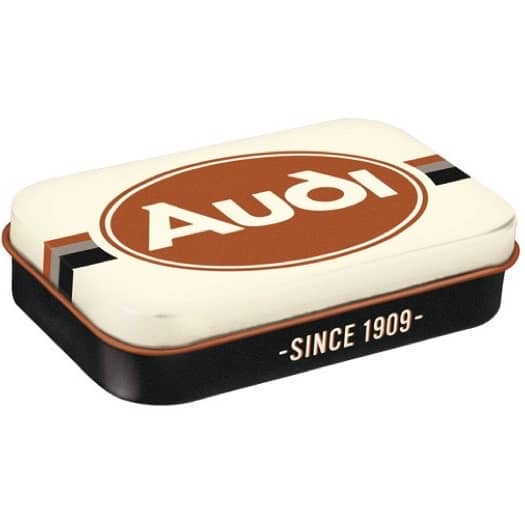 Mintpastiller med audi logo