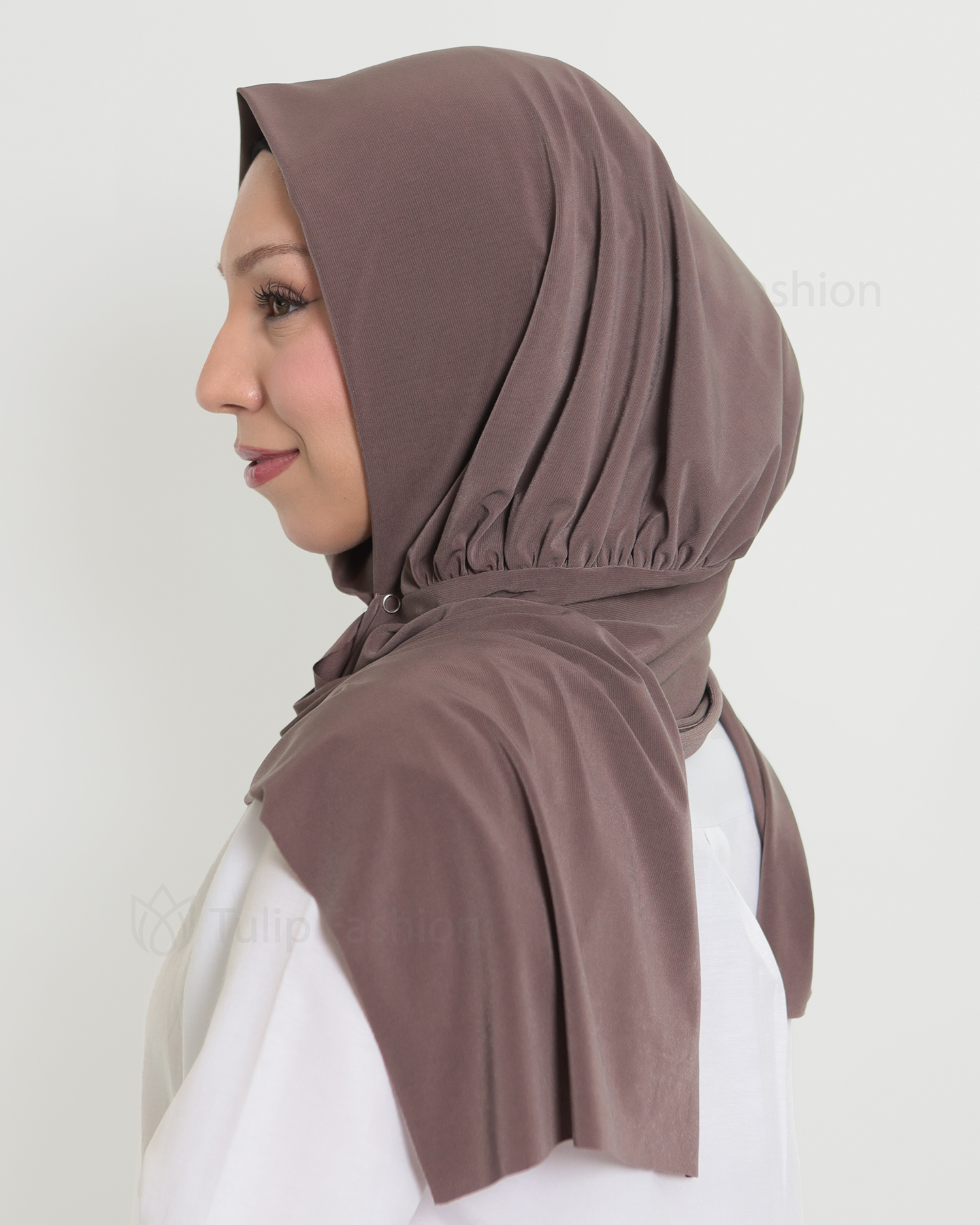 Hijab - Instant Lycra - Dark Purple - 2
