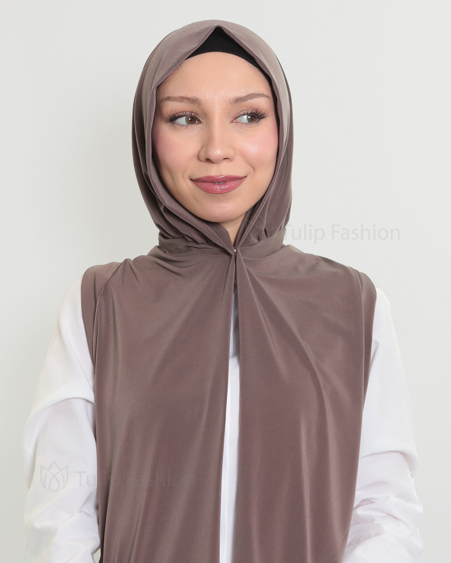Hijab - Instant Lycra - Dark Purple - 4