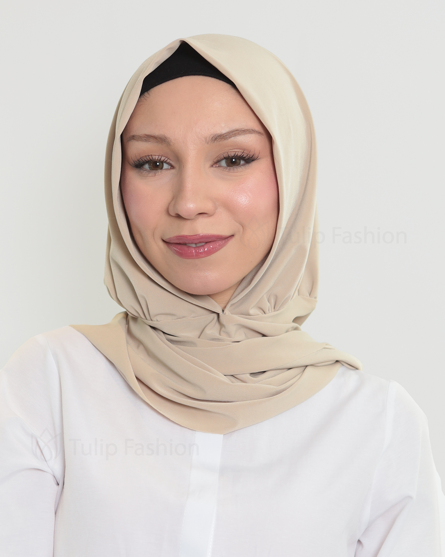 Lycra Instant kashkha - Beige saumon