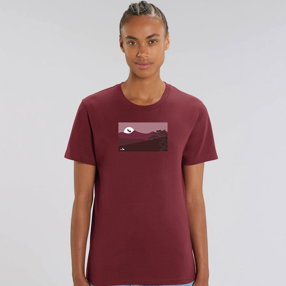 Sunset Collection Tshirt Burgundy - 2