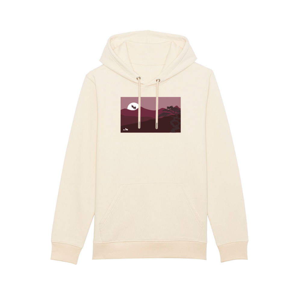 Sunset Collection Hoodie Natural Raw