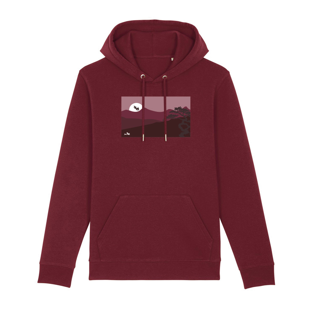 Sunset Collection Hoodie Burgundy