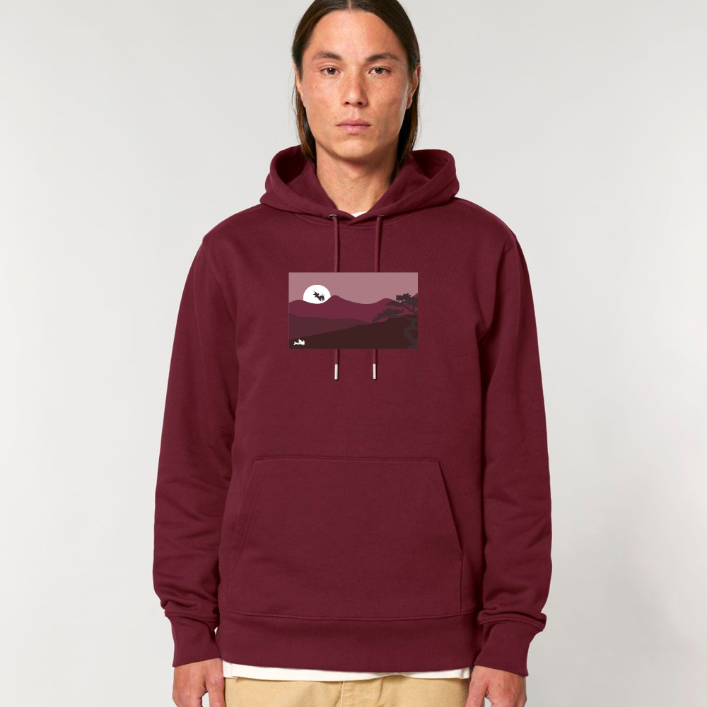 Sunset Collection Hoodie Burgundy - 2