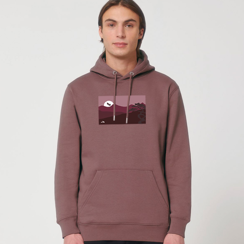 Sunset Collection Hoodie Kaffa Coffee  - 2
