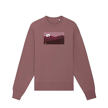 Sunset Collection Boxy Sweater Kaffa Coffee