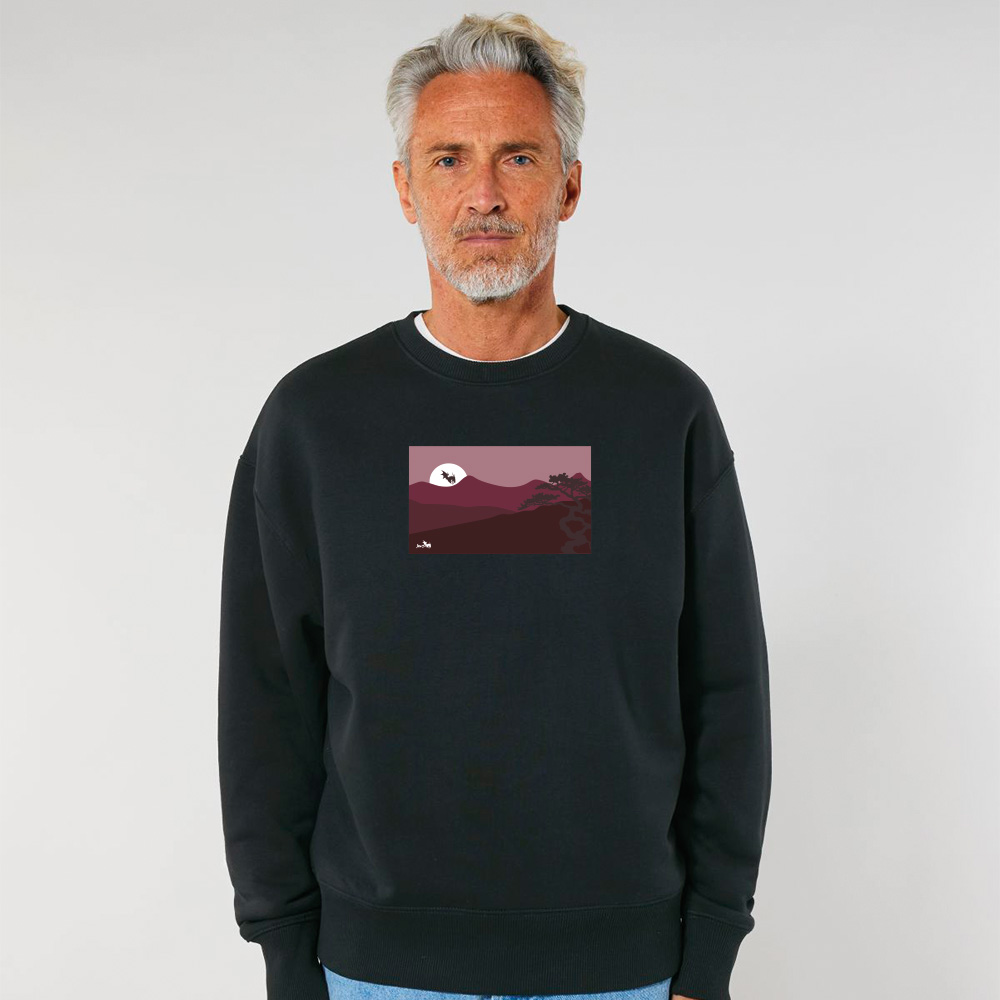 Sunset Collection Boxy Sweater Black - 2
