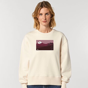 Sunset Collection Boxy Sweater Natural Raw 