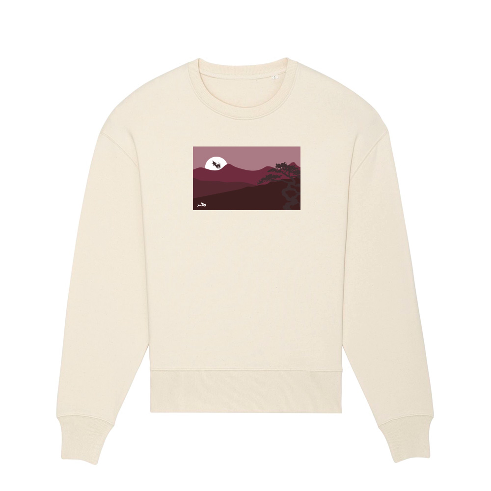 Sunset Collection Boxy Sweater Natural Raw 