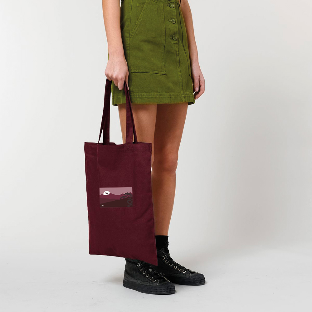 Sunset Collection Totebag Burgundy - 2