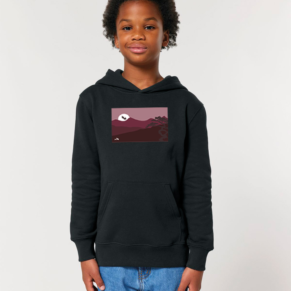 Sunset Collection Hoodie Black Kids - 2