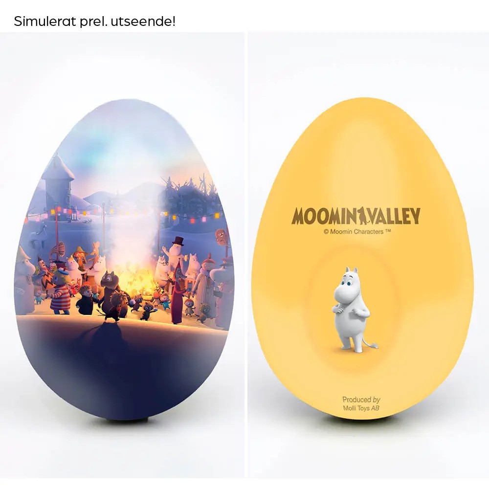 Mumin Påskägg i plåt - Springfire (öppningsbart)