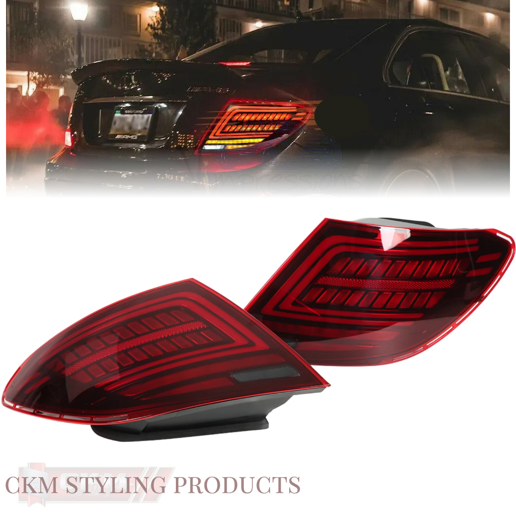 Clear taillights LED C-Style  2pcs set - 2