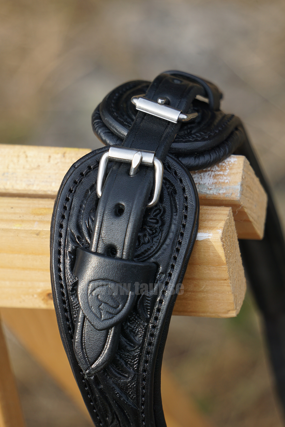 Edix© Rose ED3 anatomical bridle, black - 5