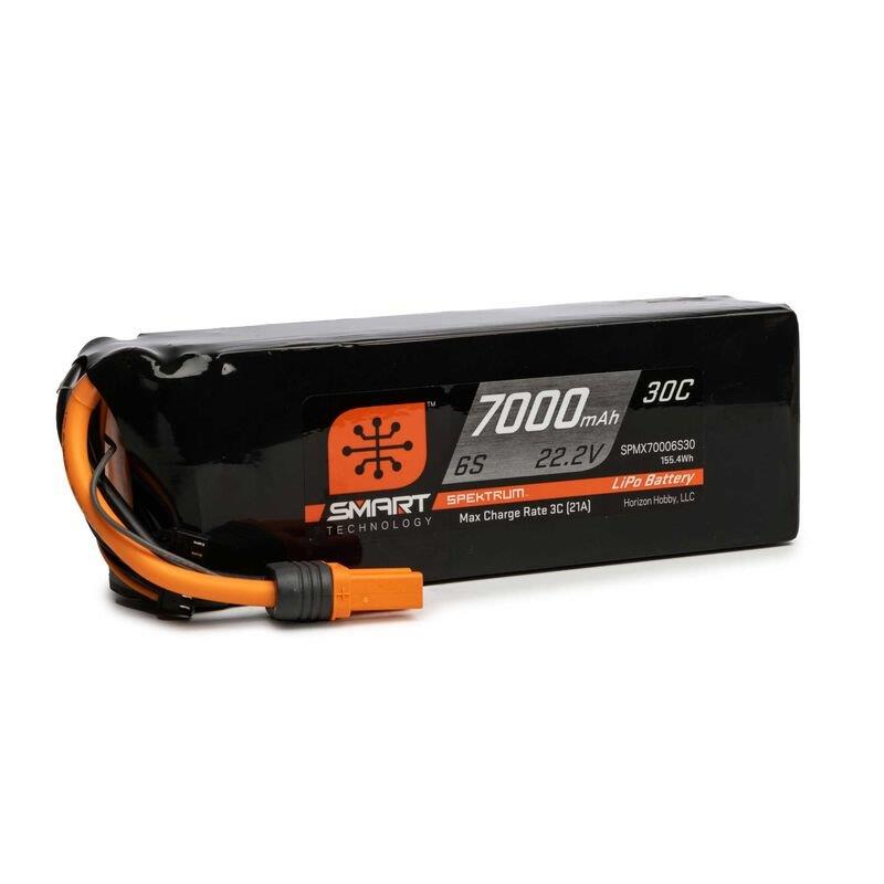 Spektrum 22.2V 7000mAh 6S 30C Smart LiPo Battery: IC5