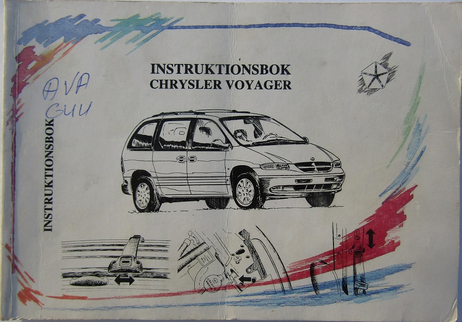 1996 Chrysler Voyager Instruktionsbok svensk