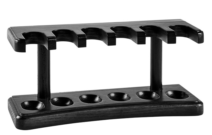 Pipställ Madera Black för 6 Pipor