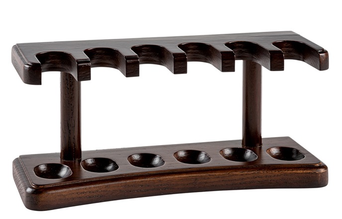 Pipställ Madera Brown för 6 Pipor