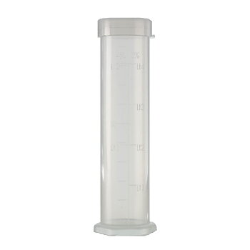 Messglas 100 ml mit Deckel (Kunststoff)