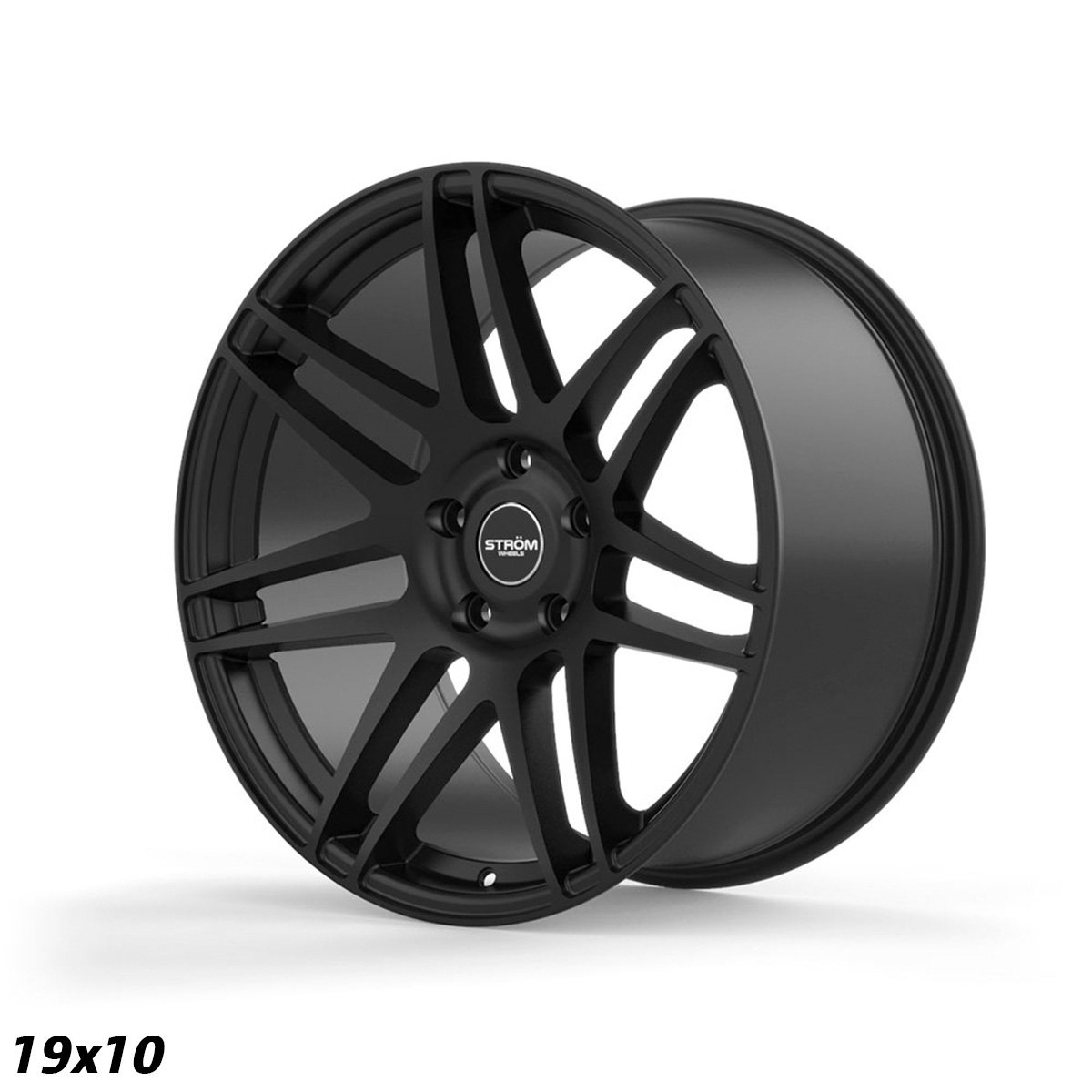 Ström Wheels STR3 F14 19x10 ET42 5x120 Full Satin Black