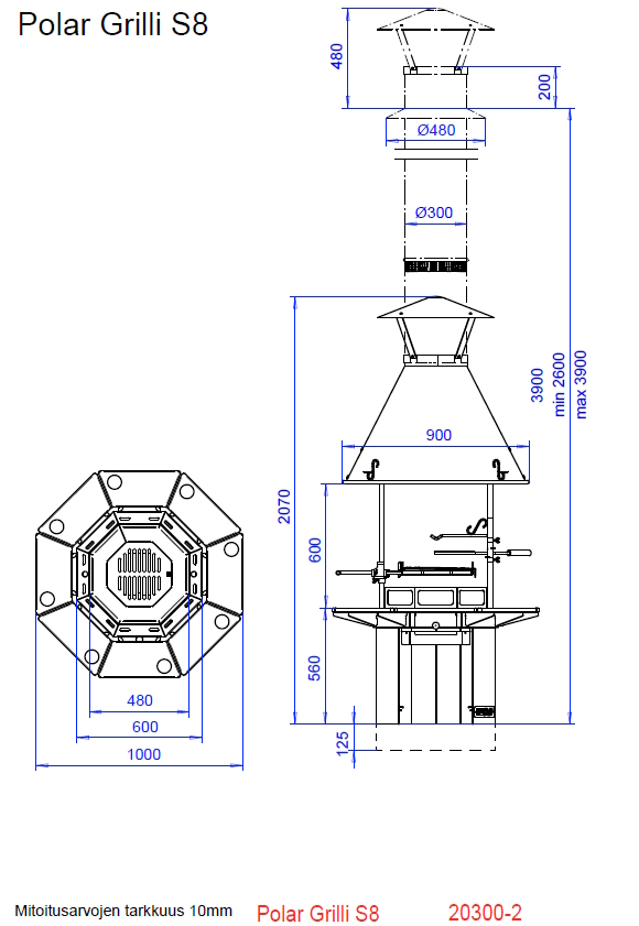 Polar S8 Grillanlage - 2