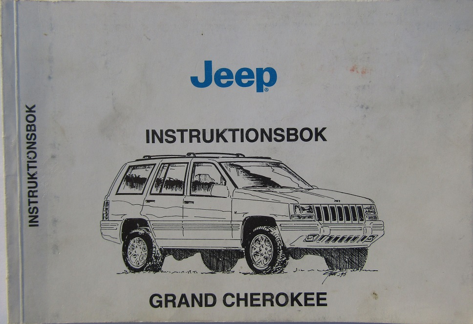 1998 Jeep Grand Cherokee Instruktionsbok svensk