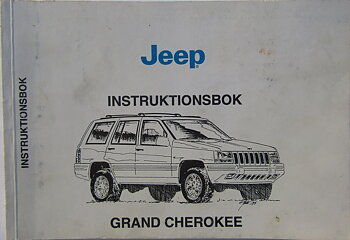 1998 Jeep Grand Cherokee Instruktionsbok svensk