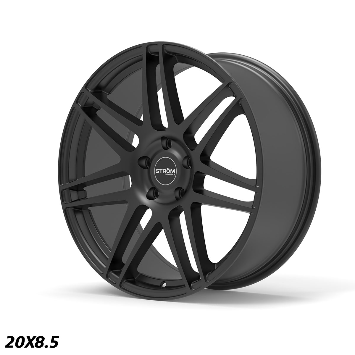 Ström Wheels STR3 F14 20x8,5 ET32 5x112 Full Satin Black