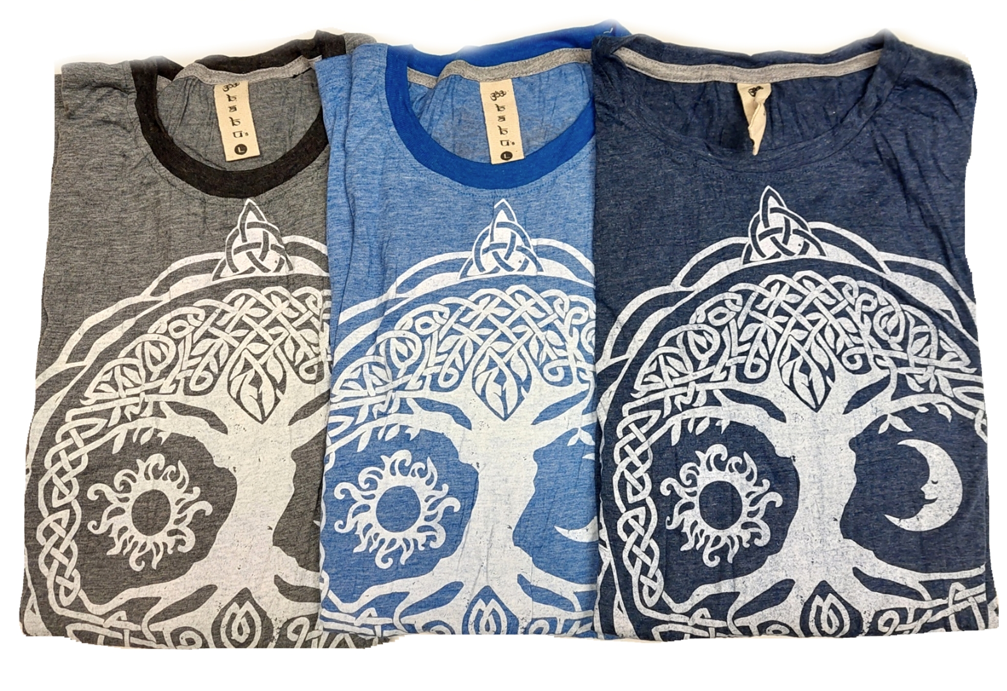Yggdrasil -  Livets Träd  T-shirt -  Grå - 3