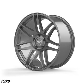 Ström Wheels STR3 F14 19x9 ET31 5x120 Gloss Gun Metal