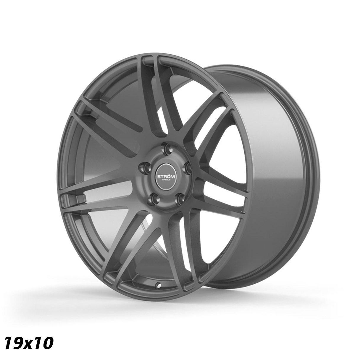 Ström Wheels STR3 F14 19x10 ET25 5x120 Gloss Gun Metal