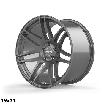 Ström Wheels STR3 F14 19x11 ET22 5x120 Gloss Gun Metal