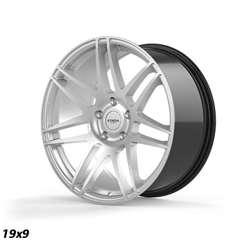 Ström Wheels STR3 F14 19x9 ET31 5x120 Quartz Silver