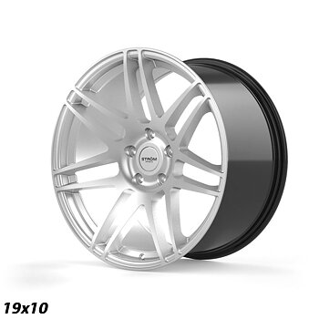 Ström Wheels STR3 F14 19x10 ET42 5x120 Quartz Silver 