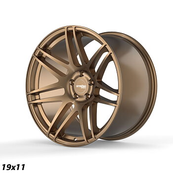 Ström Wheels STR3 F14 19x11 ET22 5x120 Satin Bronze