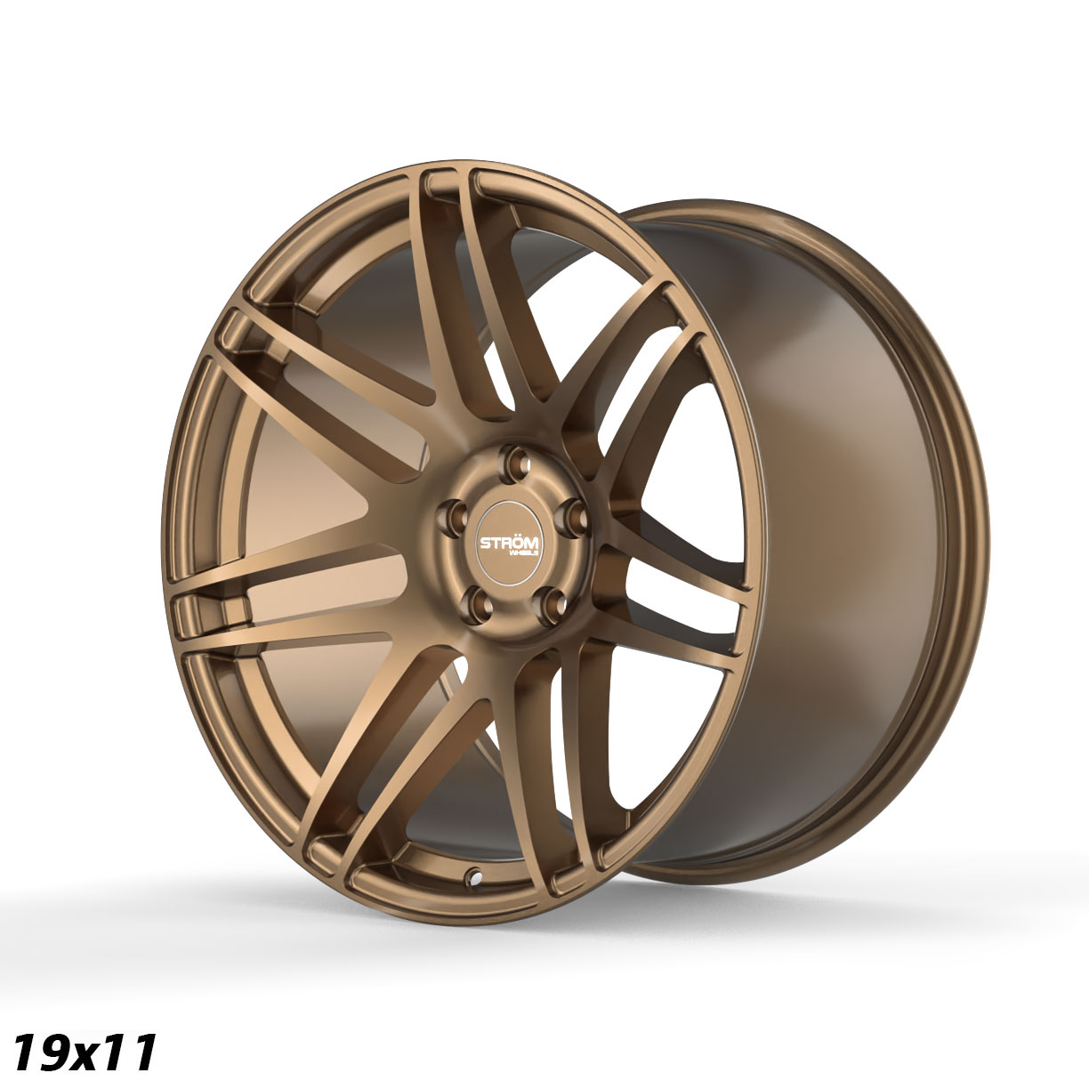 Ström Wheels STR3 F14 19x11 ET40 5x120 Satin Bronze