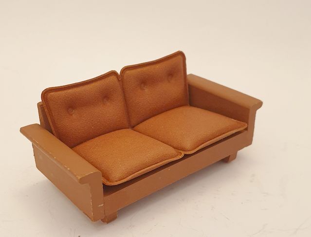 Lundby Brasilia two-seater sofa 'leather'
