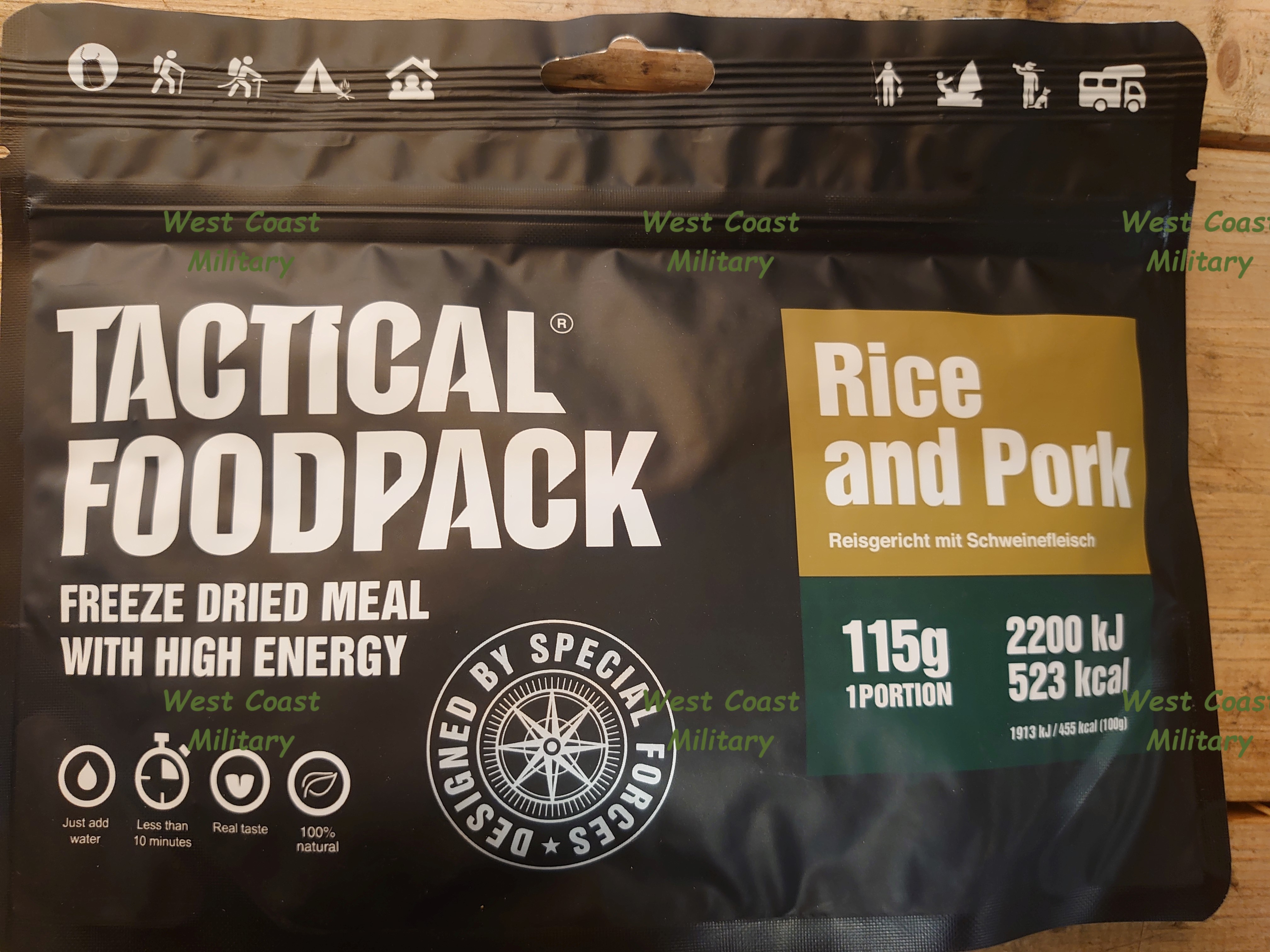Rice and pork - West coast military