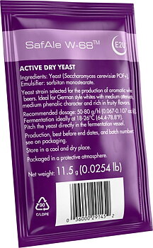Fermentis Safale W-68, 11.5 g