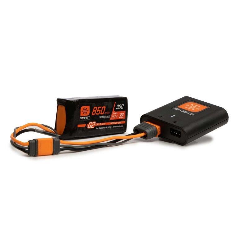 Spektrum Smart Powerstage Air Bundle: 850mAh 3S G2 LiPo Battery / S120 Charger - 2