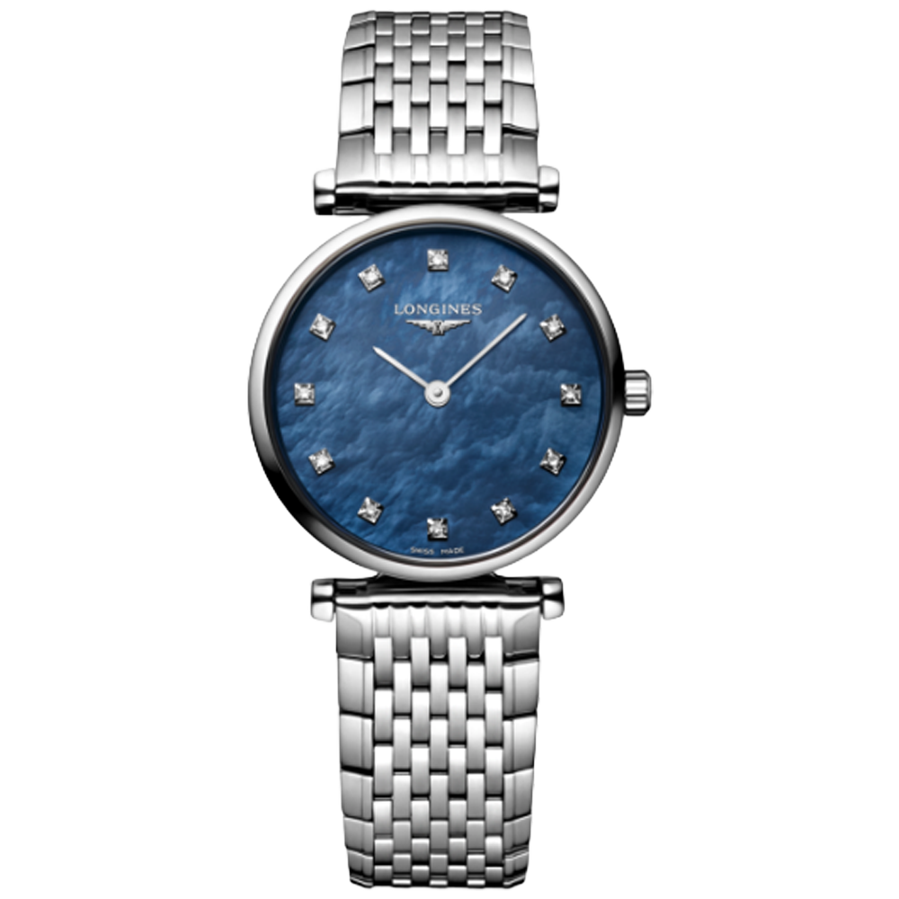 L4.209.4.81.6  Longines La Grande Classique 24 blå pärlemor med diamant index