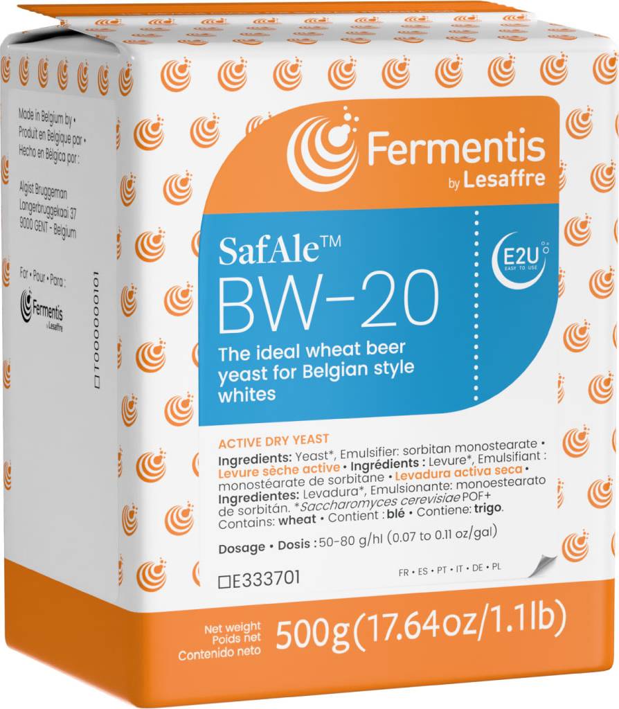 20-pack, Fermentis SafAle BW-20, 500 g - 2