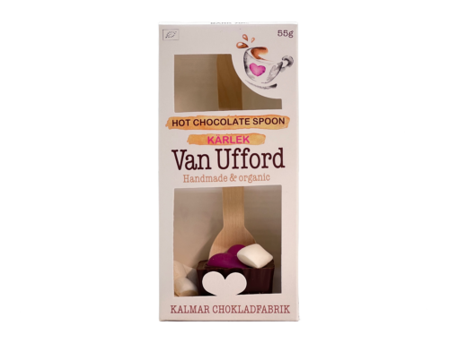 Hot Chocolate Spoon Kärlek Mörk Choklad