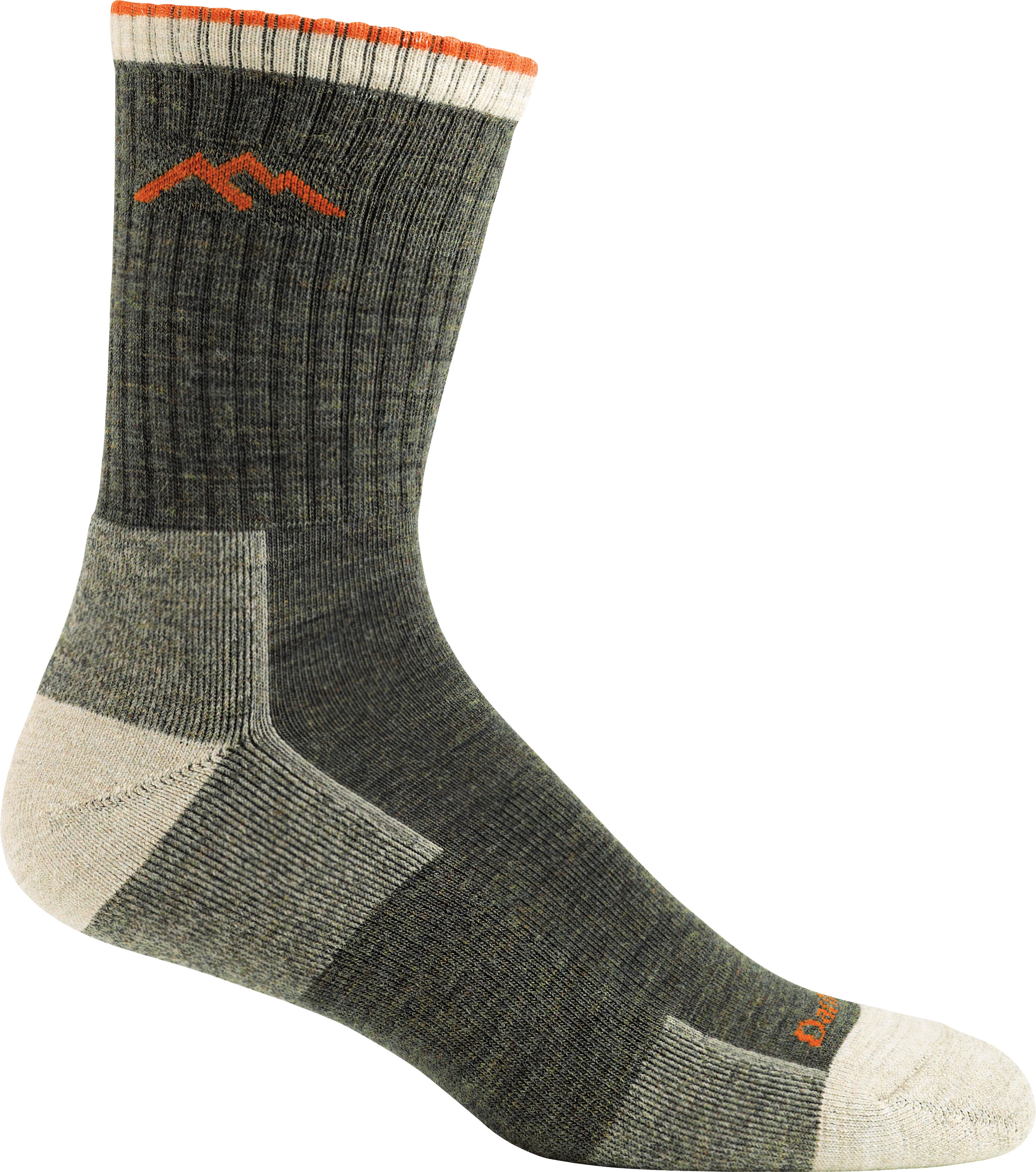Darn Tough Hiker Micro Crew Sock Cushion Olive