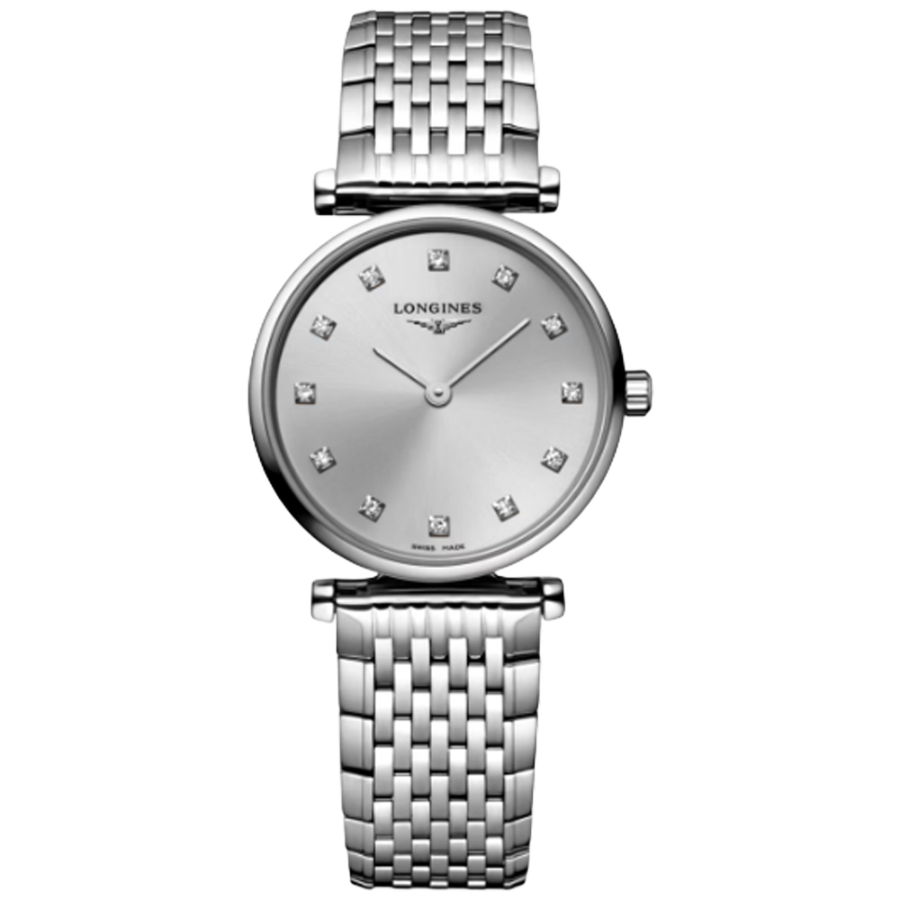 L4.209.4.70.6 Longines La Grande Classique 24 silver med diamant index