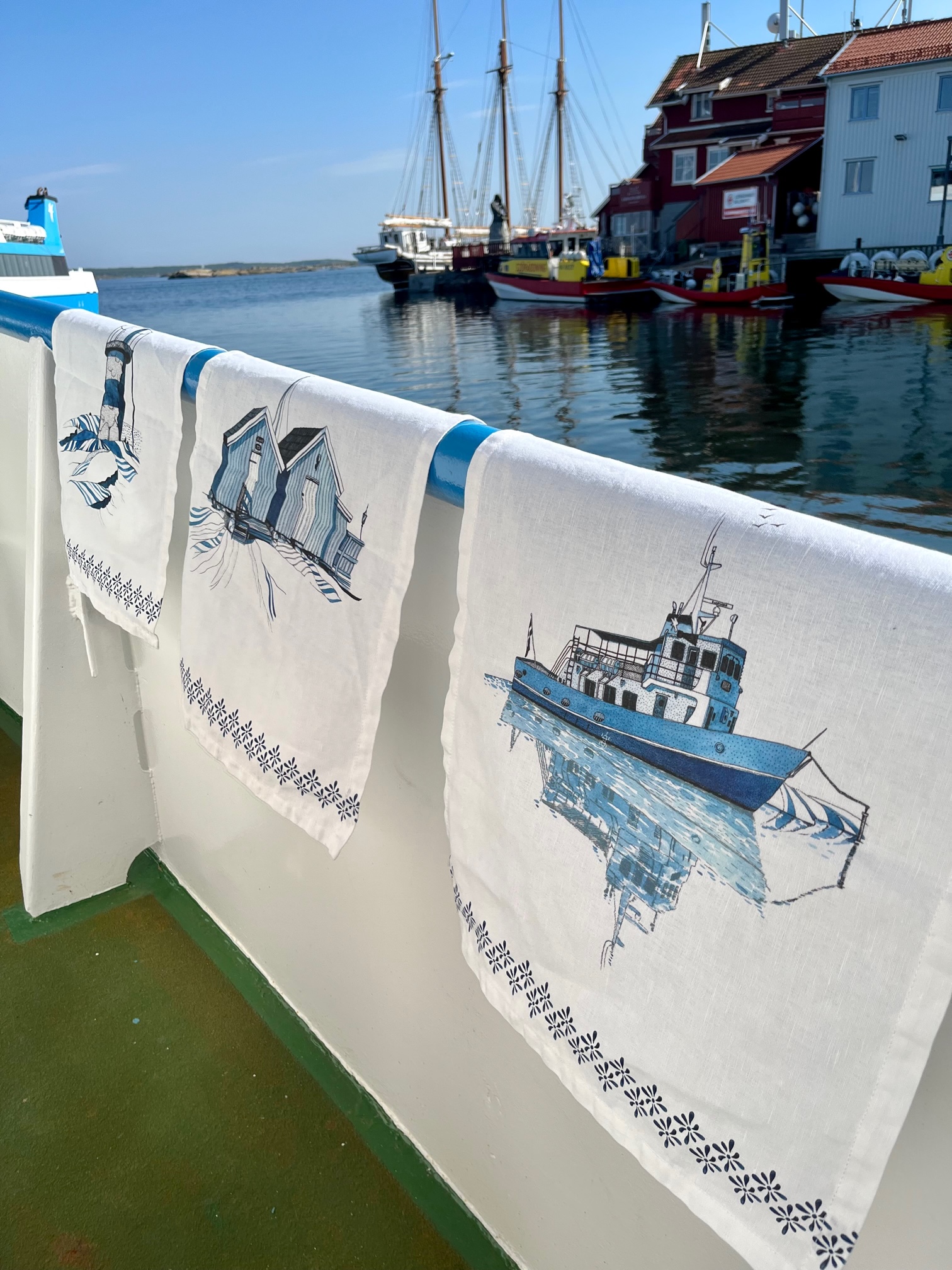 Towel M/S Knape Navy - 9