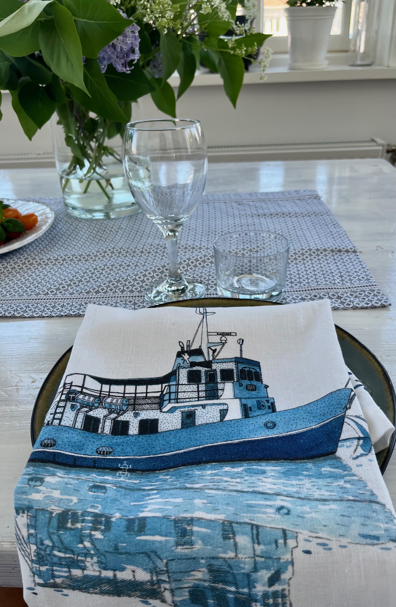 Towel M/S Knape Navy - 2