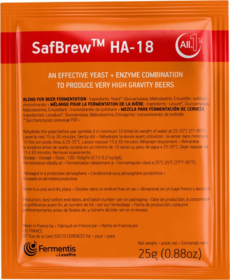 Fermentis SafBrew HA-18, 25 g