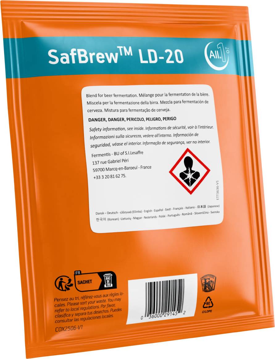 Fermentis SafBrew LD-20, 25 g - 2